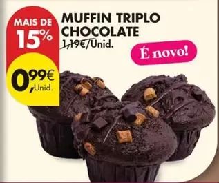 Muffin Triplo Chocolate
