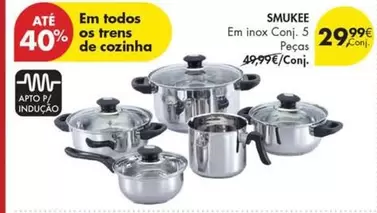 Smukee - Em Inox Coni, 5 Peças
