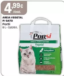 Porsi - Areia Vegetal P/ Gato