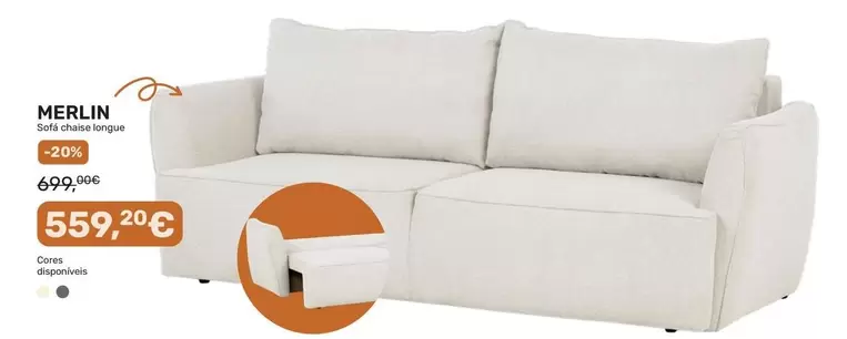 Sofá 3 Lugares MERLIN Com Cama