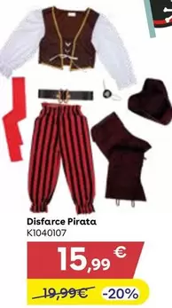 Disfarce Pirate 