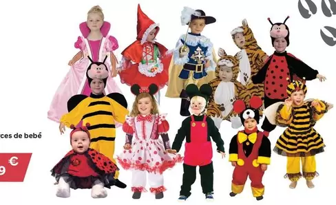 Sortido De Disfarces De Bebe 
