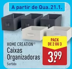 Home Creation - Caixas Organizadoras 