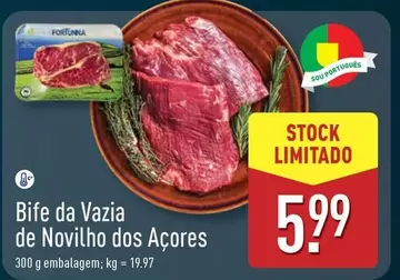 Bife Da Vazia De Novilho Dos Açores