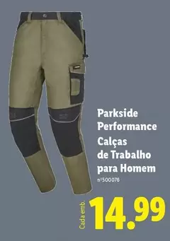 parkside - Calças De Trabajo Para Homem