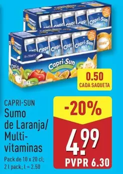 capri-Sun - Sumo De Laranja/ Multi-Vitaminas