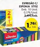 Vileda - Esfregão C/ Esponja