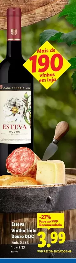Esteva - Vinho Tinto D.O.C. Rioja