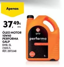 galp - Oleo Motor 10w40 Performa