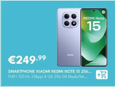 Xiaomi - Smartphone Redmi Note 15 256...