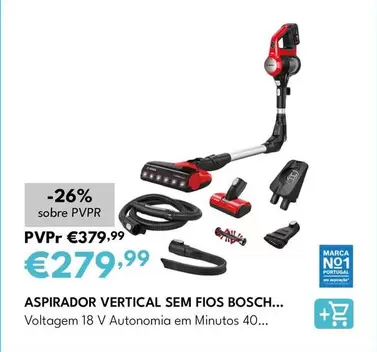 Bosch - Aspirador Vertical Sem Fios...