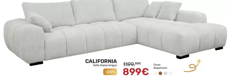 California Sofá Chaise Longue 