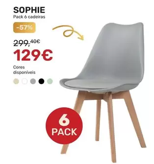 Sophie Pack 6 Cadeiras 