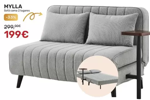 Mylla Sofá Cama 2 Lugares