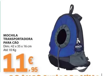 Dim - Mochila Transportadora Para Cao