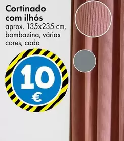 Cortinado Com Ilhós 
