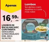 Continente - Lombos De Bacalhau Msc