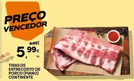 Continente - Tiras De Entrecosto De Porco