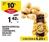 A+ - Batata Especial Cozer Continente Selecao