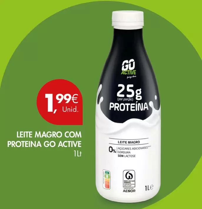 Leite Magro Com Proteina Go Active