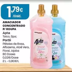 Apta - Amaciador Concentrado P/Roupa