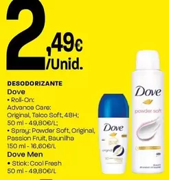 Dove - Desodorizante