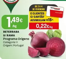 Programa Origens - Beterraba S/Rama
