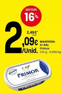 Primor - Manteiga C/ Sal