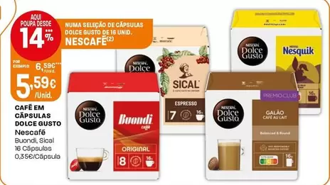 Nescafé - Cafe Em Capsulas Dolce Gusto