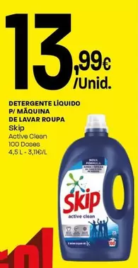 Skip - Detergente Líquido P/Máquina De Lavar Roupa