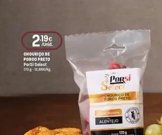Porsi Select - Chuorico De Porco Preto