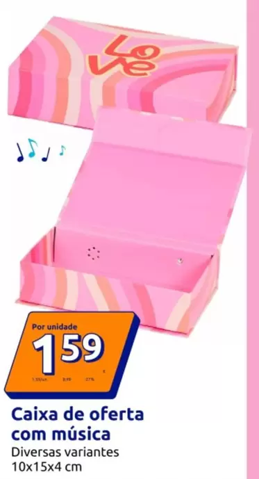 Caixa De Oferta Com Música