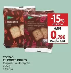 El Corte Inglés - Tostas