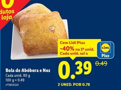 A+ - Bola De Abóbora E Noz