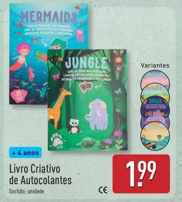 .Com - Livro Criativo De Autocolantes