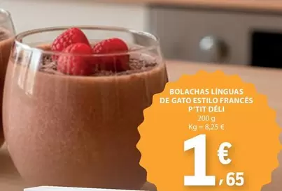 Bolachas Linguas De Gato Estilo Frances P'Tit