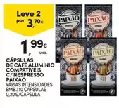 Nespresso - Cápsulas De Café Alumínio Compatveis C/