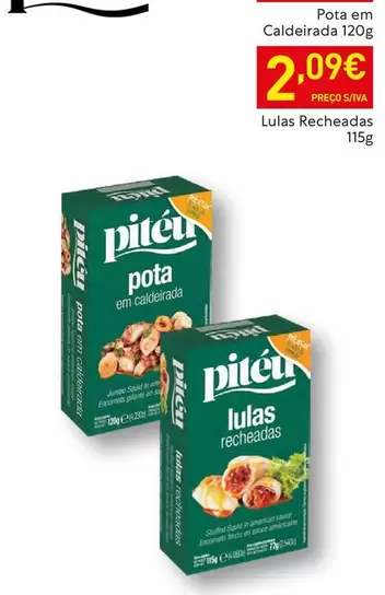 Pitéu - Lulas Recheadas