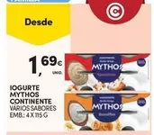 Continente - Iogurte Mythos