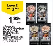 Nespresso - Cápsulas De Café Alumínio Compativeis C/