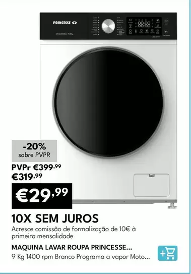 Princesse - Máquina Lavar Roupa MF90465NBC1