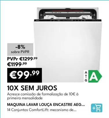 AEG - Máquina Lavar Louça Encastre FSE96808P