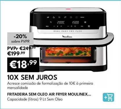Moulinex - Fritadeira Sem Oleo Air Fryer EZ922DF0