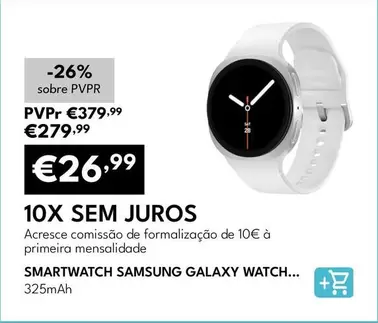 Samsung - Smartwatch Galaxy Watch8 40MM BT Prata