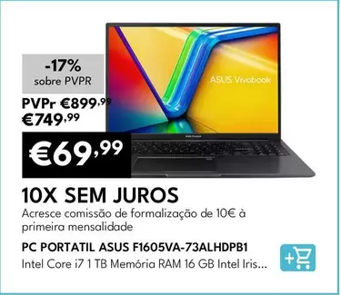 Asus - PC Portátil F1605VA-73ALHDPB1