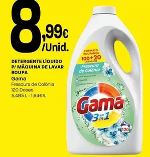 Gama - Detergente Líquido P/ Maquina De Lavar Roupa
