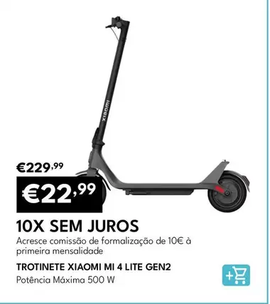 Xiaomi - Trotinete MI 4 LITE Gen2