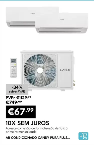 Candy - Ar Condicionado Pura Plus 2X99 WIFI