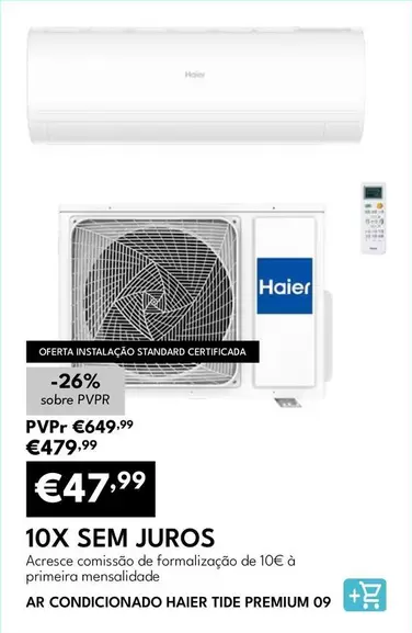 Haier - Ar Condicionado Tide Premium 09