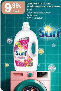 Surf - Detergente Líquido P/Maquina De Lavar Roup